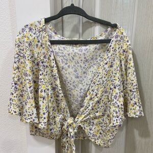 Floral crop top